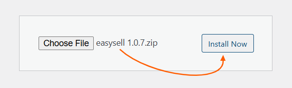 Install uploaded theme zip file