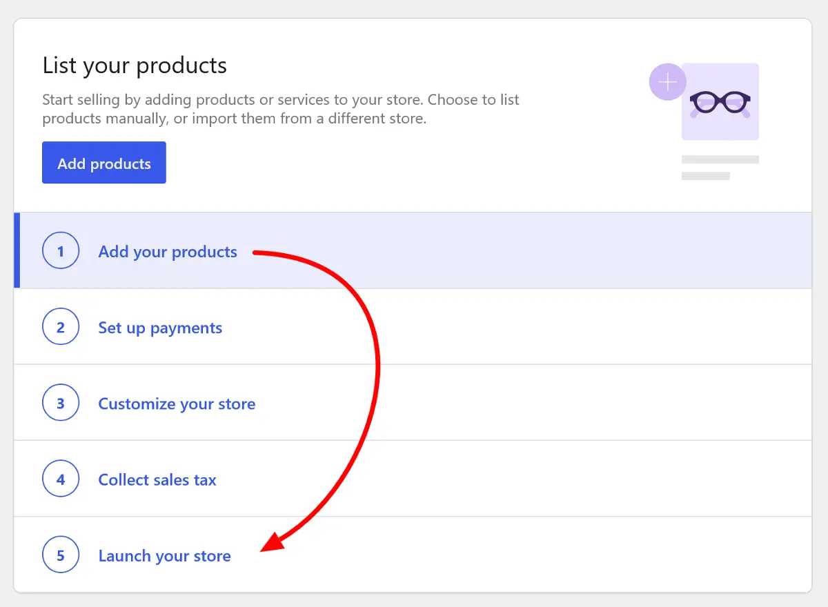 WordPress.org vs WordPress.com: 7 Best Differences Explained (2026 Guide) 9 WordPress.org WooCommerce onboarding showing product listing steps for selling online